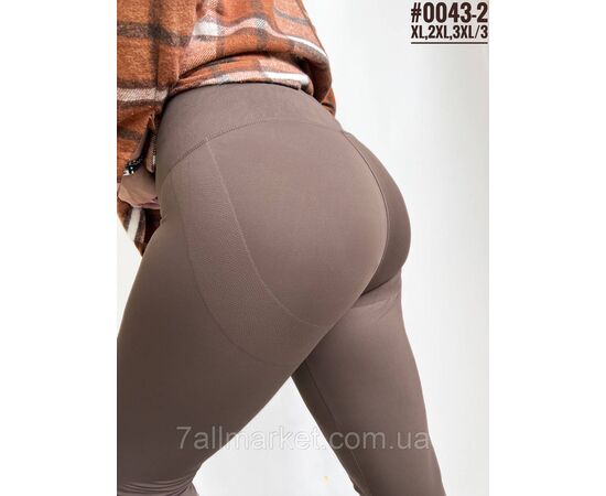 Лосины с двойным утягивающим поясом и пуш-апом ягодиц размерный ряд XL, 2XL, 3XL "PARTNERS", изображение 3 Фотография Лосины с двойным утягивающим поясом и пуш-апом ягодиц размерный ряд XL, 2XL, 3XL "PARTNERS", изображение 3