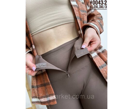 Лосины с двойным утягивающим поясом и пуш-апом ягодиц размерный ряд XL, 2XL, 3XL "PARTNERS", изображение 4 Фотография Лосины с двойным утягивающим поясом и пуш-апом ягодиц размерный ряд XL, 2XL, 3XL "PARTNERS", изображение 4