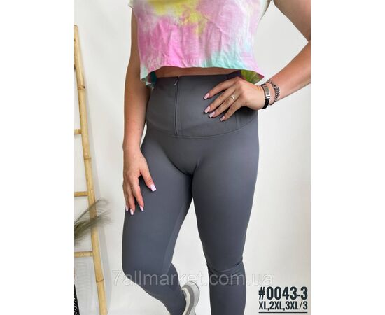 Лосины с двойным утягивающим поясом и пуш-апом ягодиц размерный ряд XL, 2XL, 3XL "PARTNERS", изображение 4 Фотография Лосины с двойным утягивающим поясом и пуш-апом ягодиц размерный ряд XL, 2XL, 3XL "PARTNERS", изображение 4