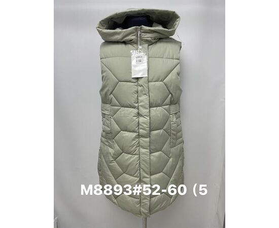 Жилетка жіноча M8893 mint р.52-60 "Jacket" недорого оптом від прямого постачальника Жилетка жіноча M8893 mint р.52-60 "Jacket" недорого оптом від прямого постачальника