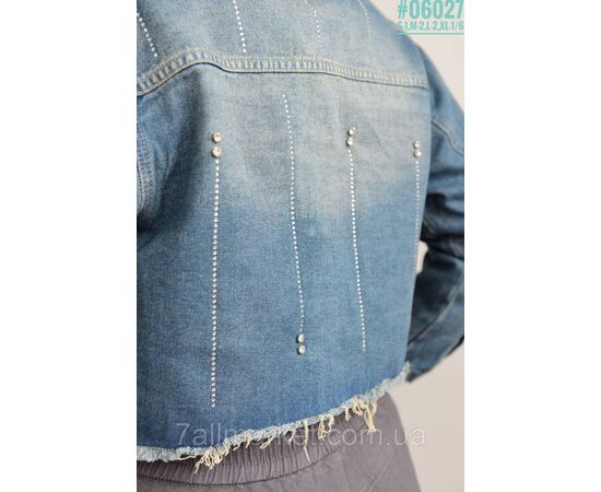 Укорочена джинсова куртка розмірний ряд S-1, M-2, L-2, XL-1 "PARTNERS" недорого від прямого постачальника, зображення 4 Укорочена джинсова куртка розмірний ряд S-1, M-2, L-2, XL-1 "PARTNERS" недорого від прямого постачальника, зображення 4