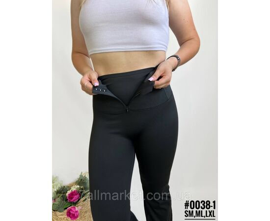 Штани з подвійним стягувальним поясом розмірний ряд SM, ML, LXL "PARTNERS" недорого від прямого постачальника, зображення 3