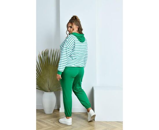 Костюм спортивний жіночий теплий 4018 green р.54-60 "Iren Veles" недорого оптом від прямого постачальника, зображення 2