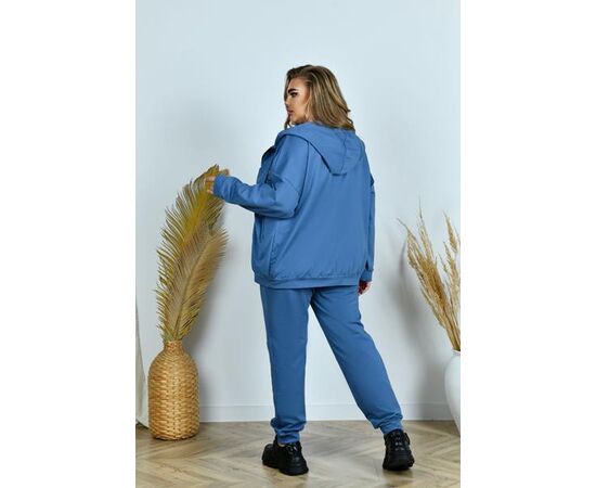 Костюм спортивний жіночий теплий 4019 l.blue р.54-60 "Iren Veles" недорого оптом від прямого постачальника, зображення 2