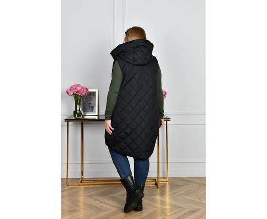 Жилетка женская 4023 black р.54-60 "Iren Veles" недорого оптом от прямого поставщика, изображение 2 Фотография Жилетка женская 4023 black р.54-60 "Iren Veles" недорого оптом от прямого поставщика, изображение 2