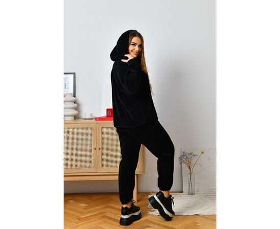 Костюм спортивний жіночий теплий 4056 black р.54-60 "Iren Veles" недорого оптом від прямого постачальника, зображення 2