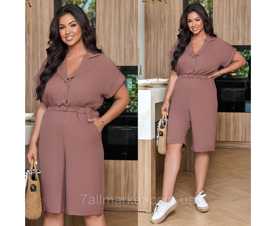 Комбинезон женский креп софт размеры 46-60  "LADA" недорого от прямого поставщика idm916141, изображение 2 Фотография Комбинезон женский креп софт размеры 46-60  "LADA" недорого от прямого поставщика idm916141, изображение 2