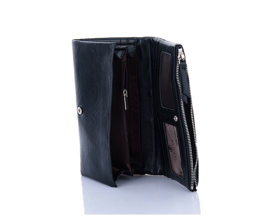 Кошелёк женский CO81A black р.20*10*5 "Trendshop" недорого оптом от прямого поставщика, изображение 2 Фотография Кошелёк женский CO81A black р.20*10*5 "Trendshop" недорого оптом от прямого поставщика, изображение 2