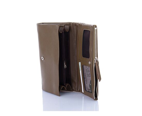 Кошелёк женский CO81A khaki р.20*10*5 "Trendshop" недорого оптом от прямого поставщика, изображение 2 Фотография Кошелёк женский CO81A khaki р.20*10*5 "Trendshop" недорого оптом от прямого поставщика, изображение 2