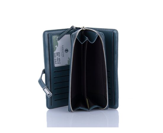 Кошелёк женский J2335A blue р.20*10*5 "Trendshop" недорого оптом от прямого поставщика, изображение 2 Фотография Кошелёк женский J2335A blue р.20*10*5 "Trendshop" недорого оптом от прямого поставщика, изображение 2