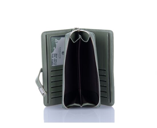 Кошелёк женский J2335A green р.20*10*5 "Trendshop" недорого оптом от прямого поставщика, изображение 2 Фотография Кошелёк женский J2335A green р.20*10*5 "Trendshop" недорого оптом от прямого поставщика, изображение 2