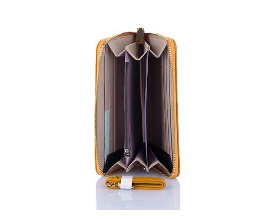 Кошелёк женский T9612-104 yellow р.20*10*5 "Trendshop" недорого оптом от прямого поставщика, изображение 2 Фотография Кошелёк женский T9612-104 yellow р.20*10*5 "Trendshop" недорого оптом от прямого поставщика, изображение 2