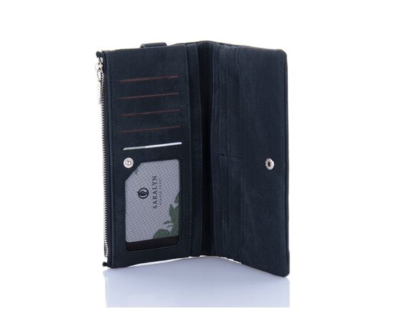 Кошелёк женский Y7771A black р.20*10*5 "Trendshop" недорого оптом от прямого поставщика, изображение 2 Фотография Кошелёк женский Y7771A black р.20*10*5 "Trendshop" недорого оптом от прямого поставщика, изображение 2