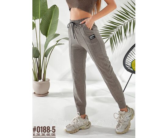 Жіночі штани джогери розмірний ряд xl,2xl, 3xl, 4xl,5xl "PARTNERS" недорого від прямого постачальника, зображення 3