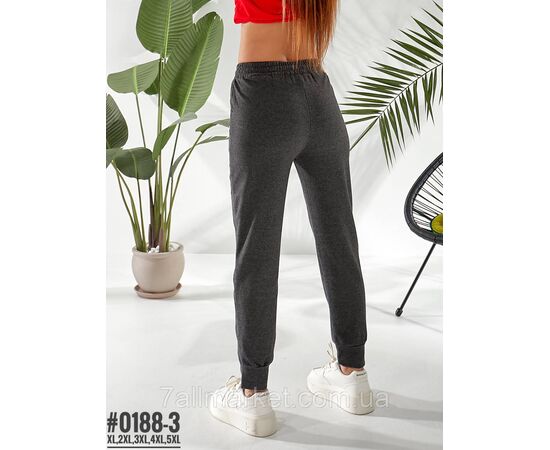 Жіночі штани джогери розмірний ряд xl,2xl, 3xl, 4xl,5xl "PARTNERS" недорого від прямого постачальника, зображення 5