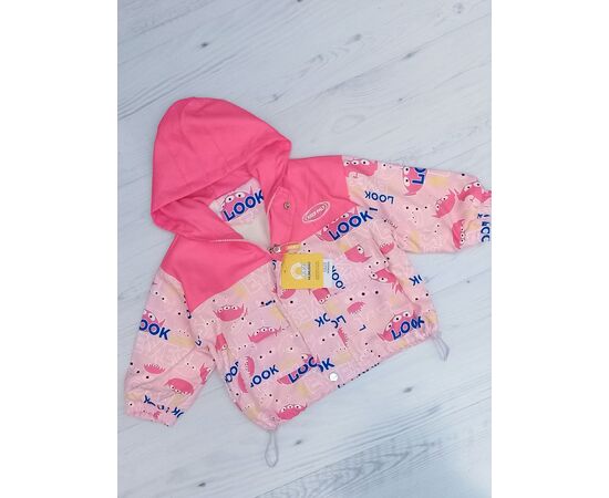 Ветровка детская на девочку ML29 pink р.2-6 "MALIBU" недорого оптом от прямого поставщика Фотография Ветровка детская на девочку ML29 pink р.2-6 "MALIBU" недорого оптом от прямого поставщика