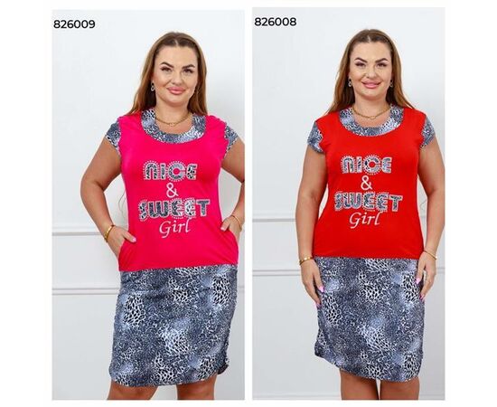 Платье летнее женское 826009 pink р.2XL-4XL "Vehuiah" недорого оптом от прямого поставщика Фотография Платье летнее женское 826009 pink р.2XL-4XL "Vehuiah" недорого оптом от прямого поставщика