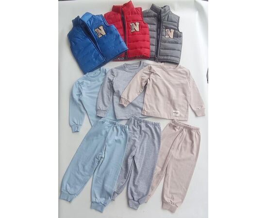 Костюм дитячий на хлопчика 860 grey-beige р.2-4 "Meloria" недорого оптом від прямого постачальника Костюм дитячий на хлопчика 860 grey-beige р.2-4 "Meloria" недорого оптом від прямого постачальника