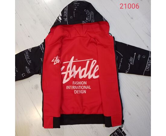 Куртка дитяча демісезонна на хлопчика 21006 black-red р.9-12 "MALIBU" недорого оптом від прямого постачальника, зображення 2 Куртка дитяча демісезонна на хлопчика 21006 black-red р.9-12 "MALIBU" недорого оптом від прямого постачальника, зображення 2