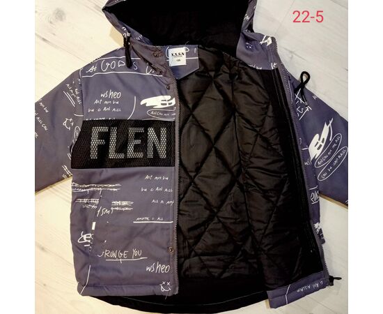 Куртка детская демисезонная на мальчика 22-5 navy р.120-150 "MALIBU" недорого оптом от прямого поставщика, изображение 2 Фотография Куртка детская демисезонная на мальчика 22-5 navy р.120-150 "MALIBU" недорого оптом от прямого поставщика, изображение 2