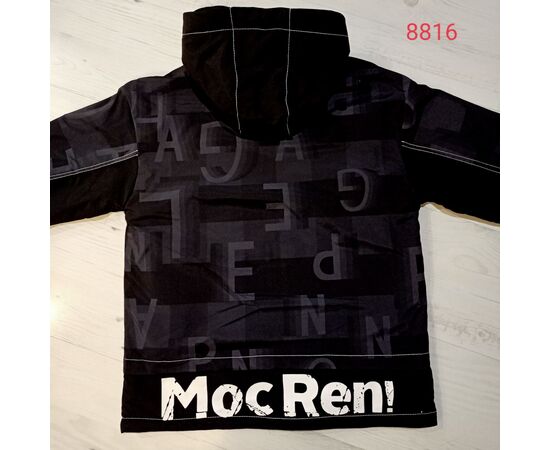 Фотография Куртка детская демисезонная на мальчика 8816 black-red р.150-180 "MALIBU" недорого оптом от прямого поставщика, изображение 2