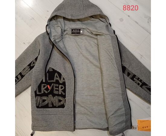 Куртка детская демисезонная на мальчика 8820 grey р.12-14 "MALIBU" недорого оптом от прямого поставщика, изображение 2 Фотография Куртка детская демисезонная на мальчика 8820 grey р.12-14 "MALIBU" недорого оптом от прямого поставщика, изображение 2