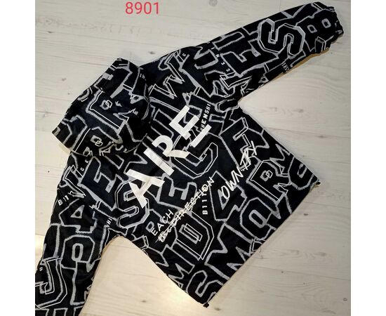 Фотография Куртка детская демисезонная на мальчика 8901 black р.130-170 "MALIBU" недорого оптом от прямого поставщика, изображение 2