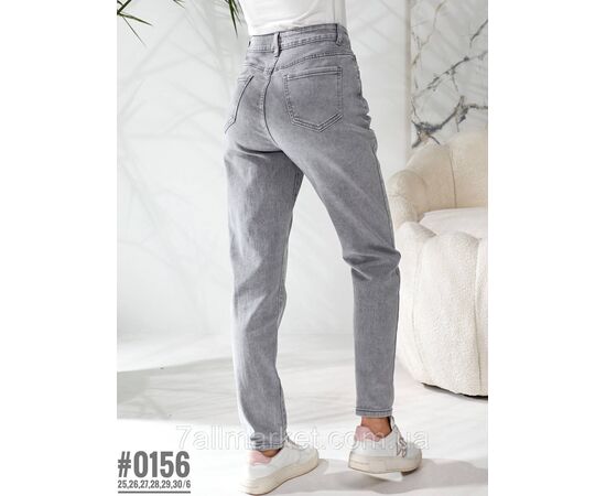 Фотография Женские джинсы mom-fit размерный ряд 25,26,27,28,29,30 "PARTNERS" недорого от прямого поставщика, изображение 2