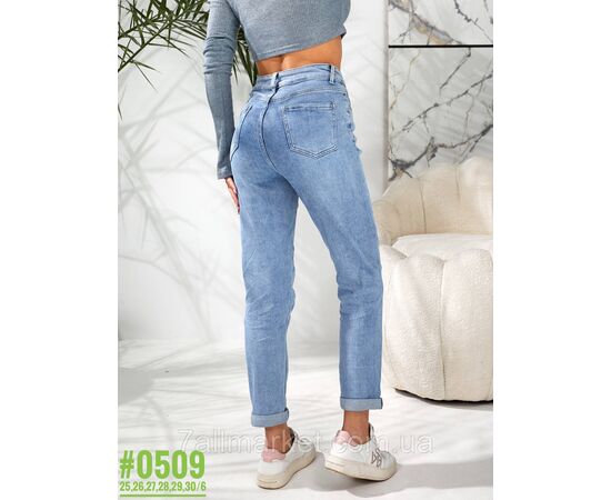 Фотография Женские джинсы mom-fit размерный ряд 25,26,27,28,29,30 "PARTNERS" недорого от прямого поставщика, изображение 2