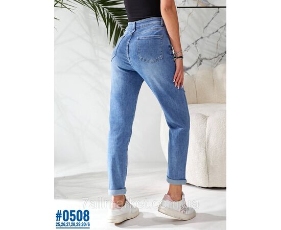 Фотография Женские джинсы mom-fit размерный ряд 25,26,27,28,29,30 "PARTNERS" недорого от прямого поставщика, изображение 2