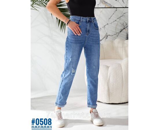 Фотография Женские джинсы mom-fit размерный ряд 25,26,27,28,29,30 "PARTNERS" недорого от прямого поставщика, изображение 3