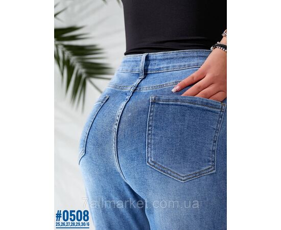 Фотография Женские джинсы mom-fit размерный ряд 25,26,27,28,29,30 "PARTNERS" недорого от прямого поставщика, изображение 5