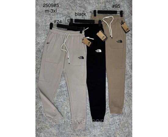 Фотография Спортивные штаны мужские, на манжете размеры M-3XL(6цв) "PROSTOMEN" недорого от прямого поставщика, изображение 2