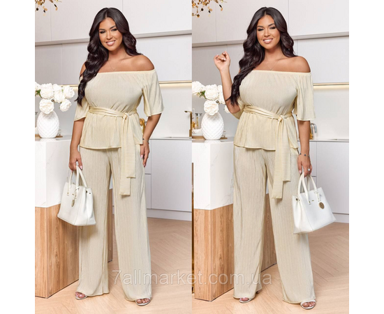 Костюм двійка жіночий шовк плісені розміри 46-60 "LADA" недорого від прямого постачальника, зображення 2 Костюм двійка жіночий шовк плісені розміри 46-60 "LADA" недорого від прямого постачальника, зображення 2