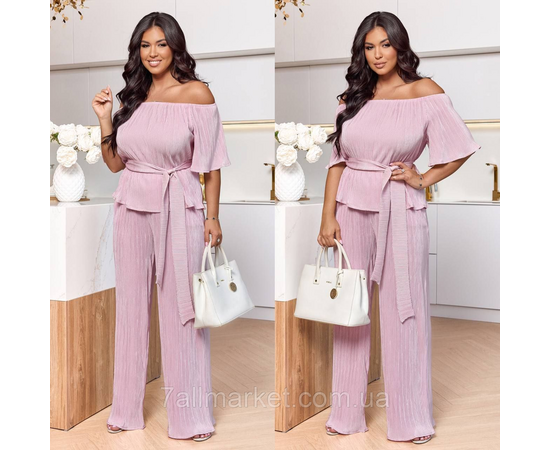 Костюм-двійка жіночий шовк плісені розміри 46-60 "LADA" недорого від прямого постачальника, зображення 2 Костюм-двійка жіночий шовк плісені розміри 46-60 "LADA" недорого від прямого постачальника, зображення 2