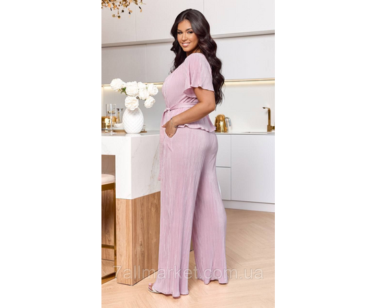 Костюм-двійка жіночий шовк плісені розміри 46-60 "LADA" недорого від прямого постачальника, зображення 4 Костюм-двійка жіночий шовк плісені розміри 46-60 "LADA" недорого від прямого постачальника, зображення 4