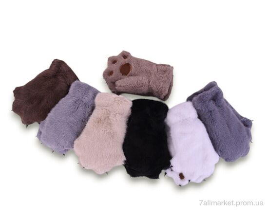 Варежки для женщин Зима M21-02 лапка (норка) mix (12 шт. р.сетка One size) "TUZZI" недорого оптом от прямого поставщика Фотография Варежки для женщин Зима M21-02 лапка (норка) mix (12 шт. р.сетка One size) "TUZZI" недорого оптом от прямого поставщика