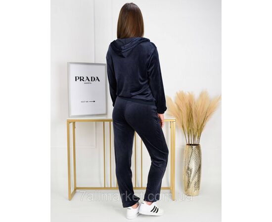 Спортивний костюм жіночий велюр розміри M-3XL (44-52) (мікс кв) "NICOLAS" недорого від прямого постачальника, зображення 2