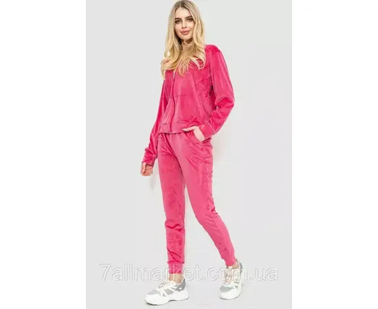 Спортивний костюм жіночий велюр розміри M-3XL (44-52) (мікс цв) "NICOLAS" недорого від прямого постачальника, зображення 2
