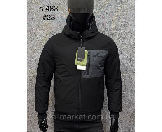 Фотография Куртка мужская демисезонная/двухсторонняя, размеры L-4XL(5цв) "PROSTOMEN" недорого от прямого поставщика, изображение 2