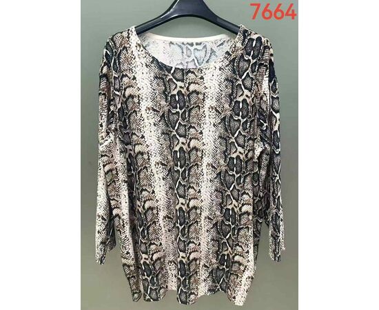 Свитер женский 7664 brown р.XL-4XL "LIDA" недорого оптом от прямого поставщика Фотография Свитер женский 7664 brown р.XL-4XL "LIDA" недорого оптом от прямого поставщика