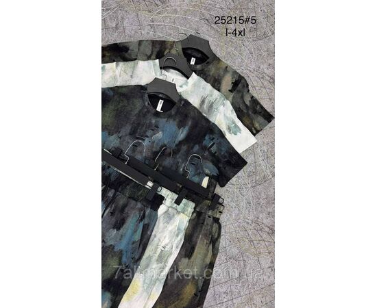 Фотография Спортивный костюм мужской с шортами р-ры L-4XL (3цв) "PROSTOMEN" недорого от прямого поставщика, изображение 2