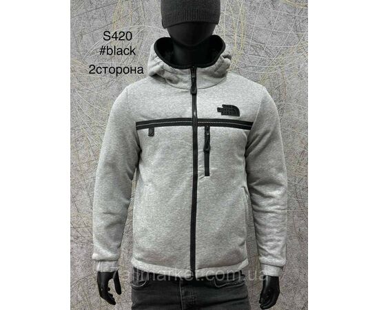 Фотография Куртка мужская демисезонная/двухсторонняя, размеры L-4XL(5цв) "PROSTOMEN" недорого от прямого поставщика, изображение 2