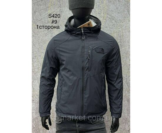 Фотография Куртка мужская демисезонная/двухсторонняя, размеры L-4XL(5цв) "PROSTOMEN" недорого от прямого поставщика, изображение 3