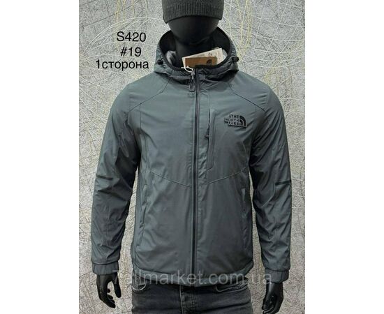 Фотография Куртка мужская демисезонная/двухсторонняя, размеры L-4XL(5цв) "PROSTOMEN" недорого от прямого поставщика, изображение 4