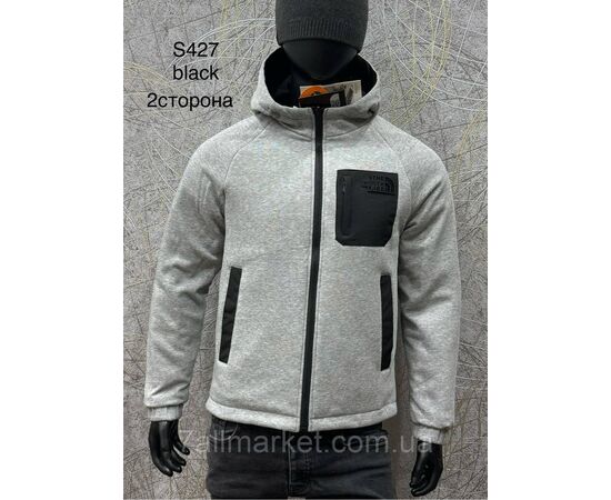 Фотография Куртка мужская демисезонная/двухсторонняя размеры L-4XL(3цв)"PROSTOMEN" недорого от прямого поставщика, изображение 4