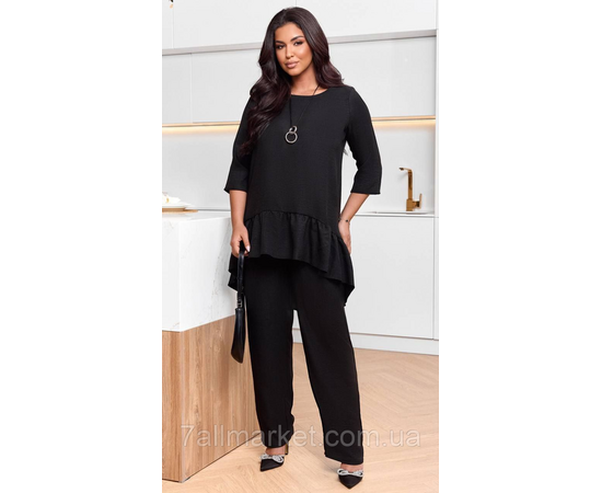 Костюм двойка женский лен жатка размеры 46-60 "LADA" недорого от прямого поставщик Фотография Костюм двойка женский лен жатка размеры 46-60 "LADA" недорого от прямого поставщик