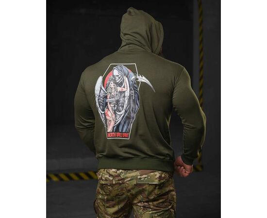 Худи чоловічий 688 khaki р.M-3XL "Madoka" недорого оптом від прямого постачальника, зображення 2