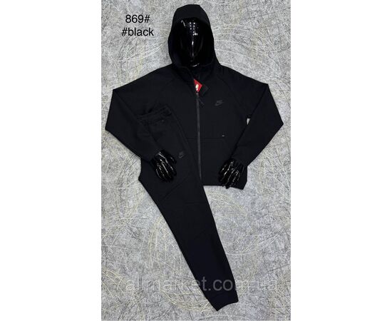 Спортивний костюм чоловічий на манжеті розміри L-4XL (3 кв) "PROSTOMEN" недорого від прямого постачальника, зображення 3