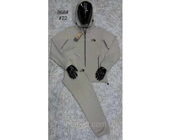 Спортивний костюм чоловічий на манжеті розміри L-4XL (4 кв) "PROSTOMEN" недорого від прямого постачальника, зображення 3